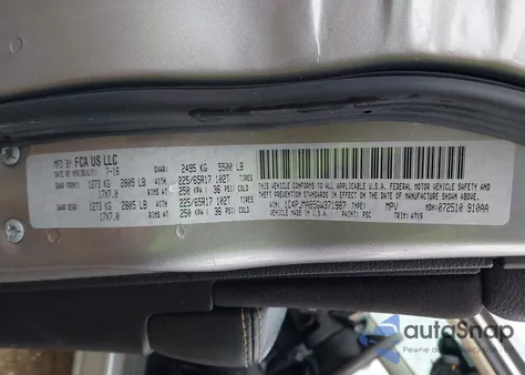 2016 Jeep Cherokee Sport from USA, damaged, VIN 1C4PJMAB5GW371987